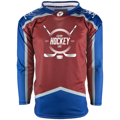 Custom Colorado Avalanche Hockey Jersey Name and Number Black Team Logos Fashion