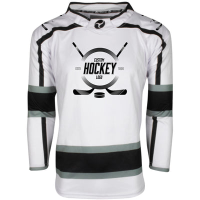 Los Angeles Kings Firstar Gamewear Pro Performance Hockey Jersey Black / Youth Large/X-Large