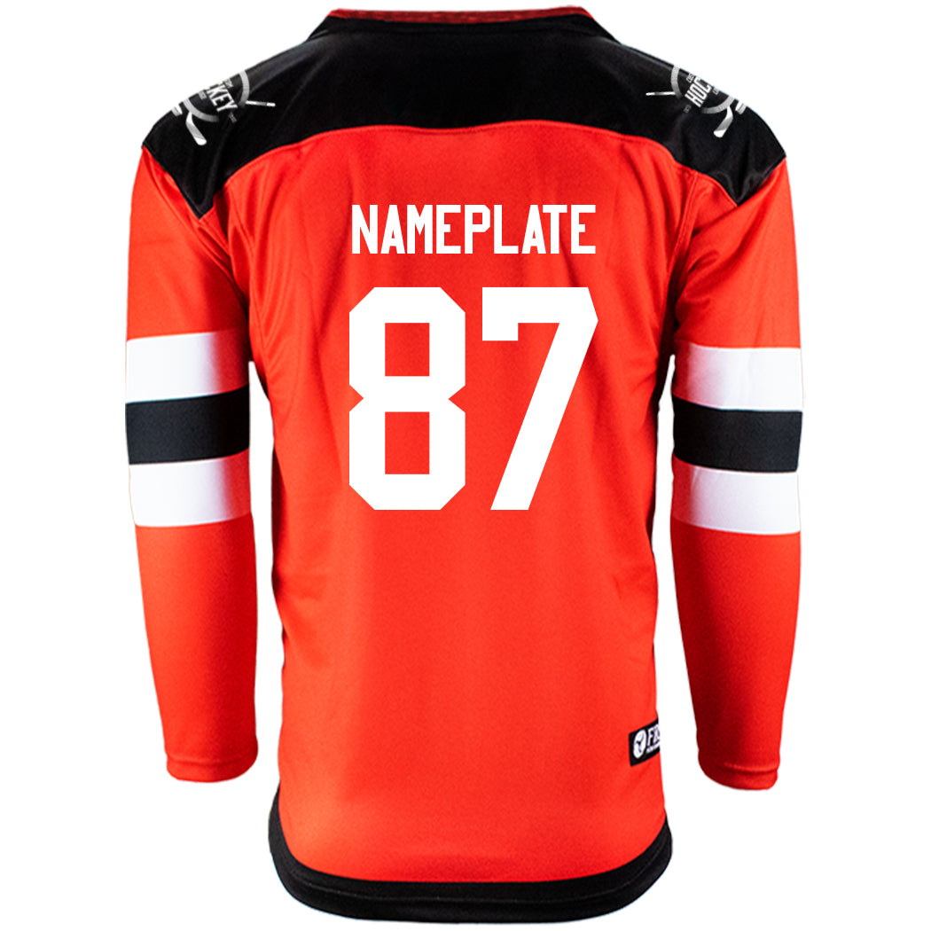 nj devils gear New Jersey Devils Firstar Gamewear Pro Performance Hockey Jersey with Customization Red / Custom
