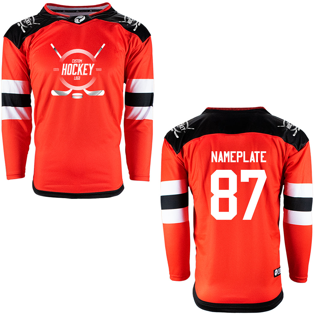 nj devils gear New Jersey Devils Firstar Gamewear Pro Performance Hockey Jersey with Customization Red / Custom