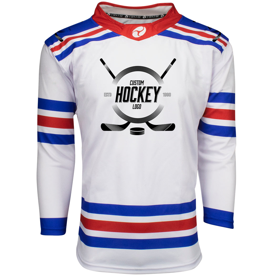 Athletic Knit NHL Pro Style Hockey New York Rangers Winter Classic San –  Jatt Sports Uniforms