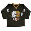 TronX Bulldogs Black Personalized Custom Hockey Jerseys