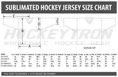 Custom made ice hockey Goalie jerseys sublimation/tackle twill