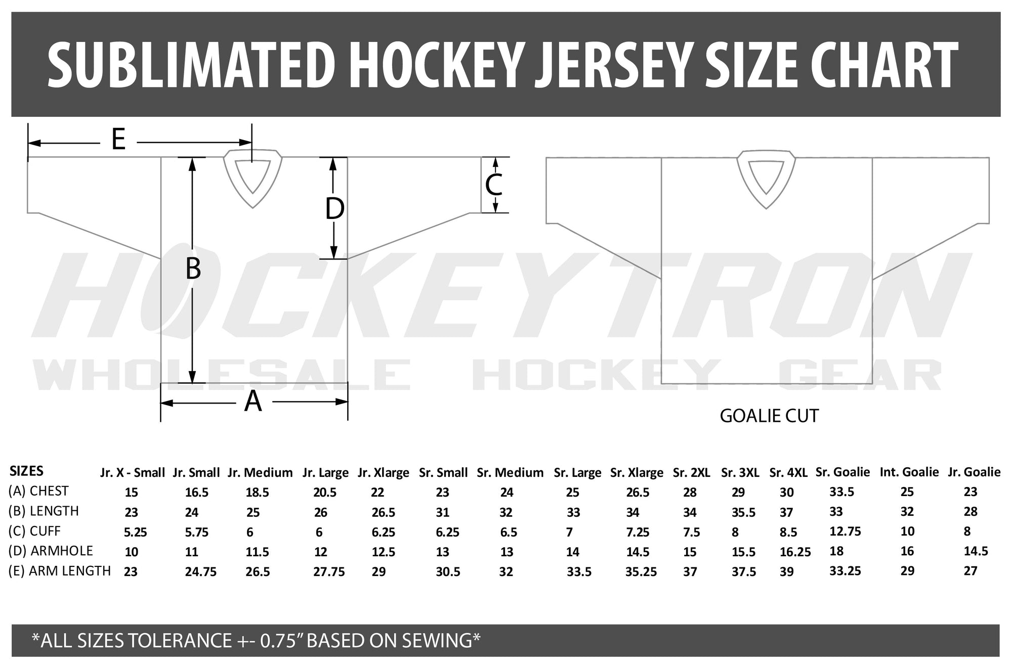 TronX Bulldogs Black Personalized Custom Hockey Jerseys