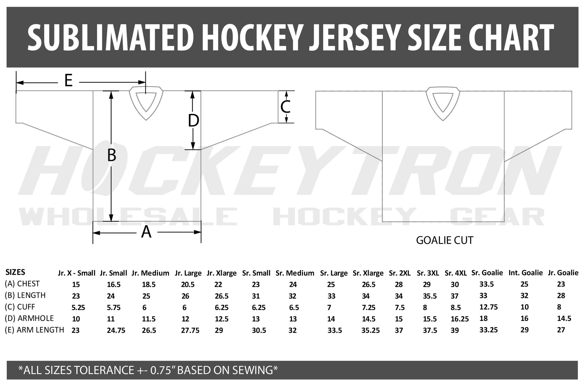 Embroidered Custom Hockey Jersey Your Design