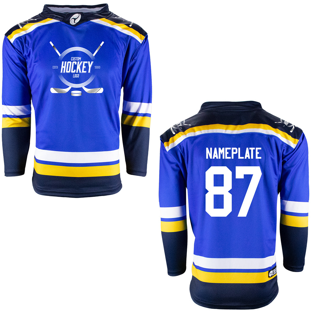 Double Blue for the Blues  Hockey jersey, Jersey design, Nhl jerseys