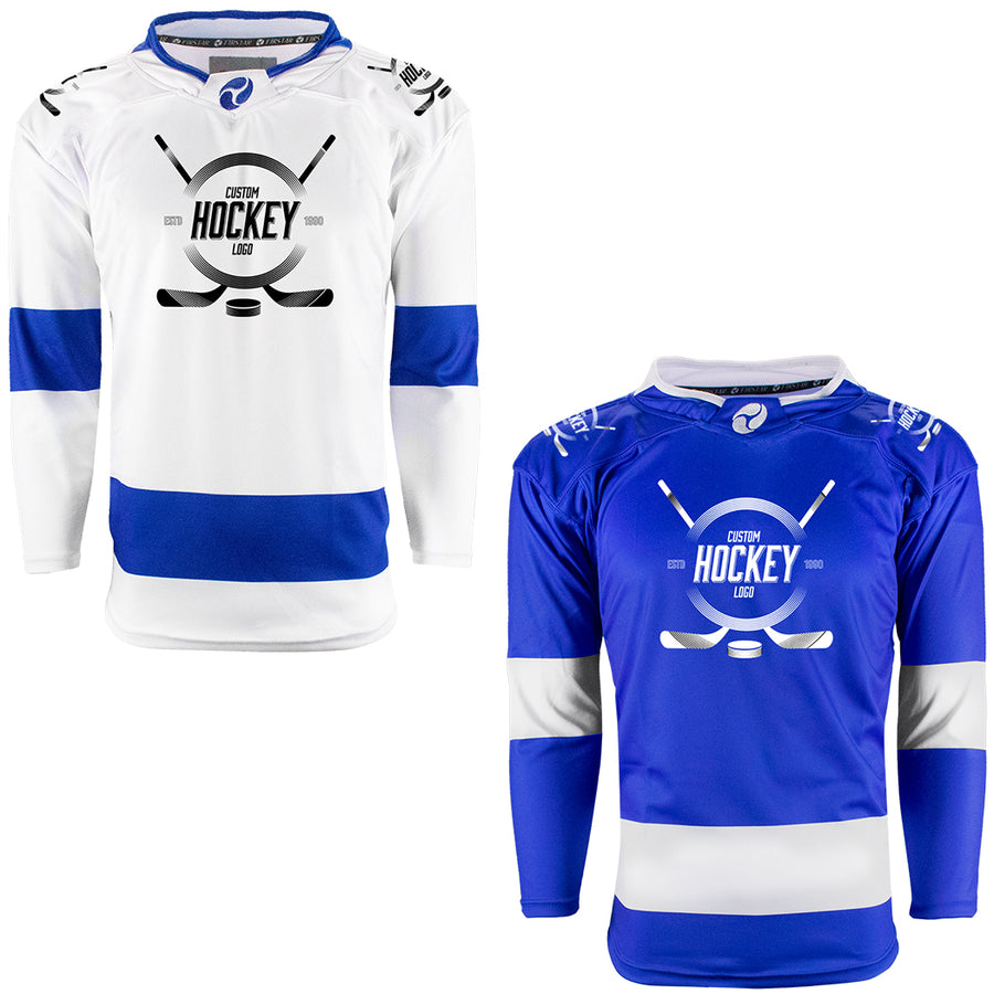 18Q White Hockey Jersey Replica From Exclusive Pro