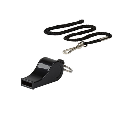 TronX Hockey Small Plastic Coaches Whistle with Lanyard