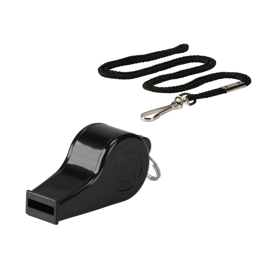 TronX Hockey Large Plastic Coaches Whistle with Lanyard