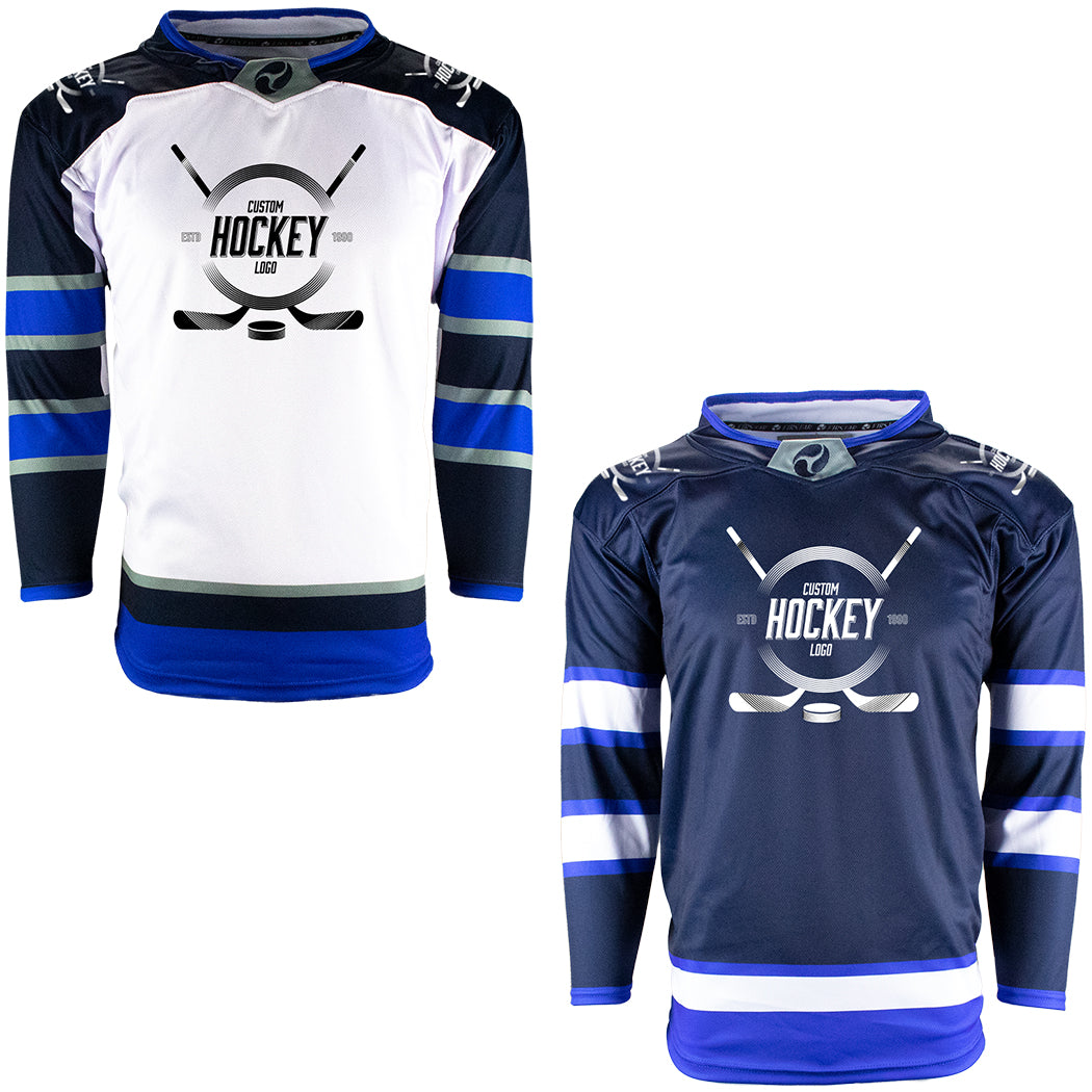 Jets Blue Hockey Jersey