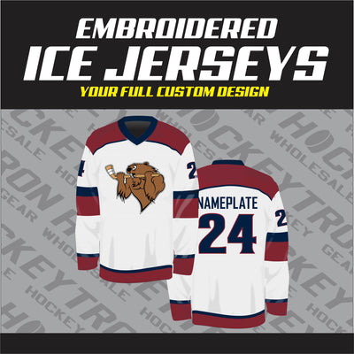 Embroidered Custom Hockey Jersey Your Design1
