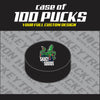 Custom Team Hockey Case of 100 Official Ice Hockey Pucks