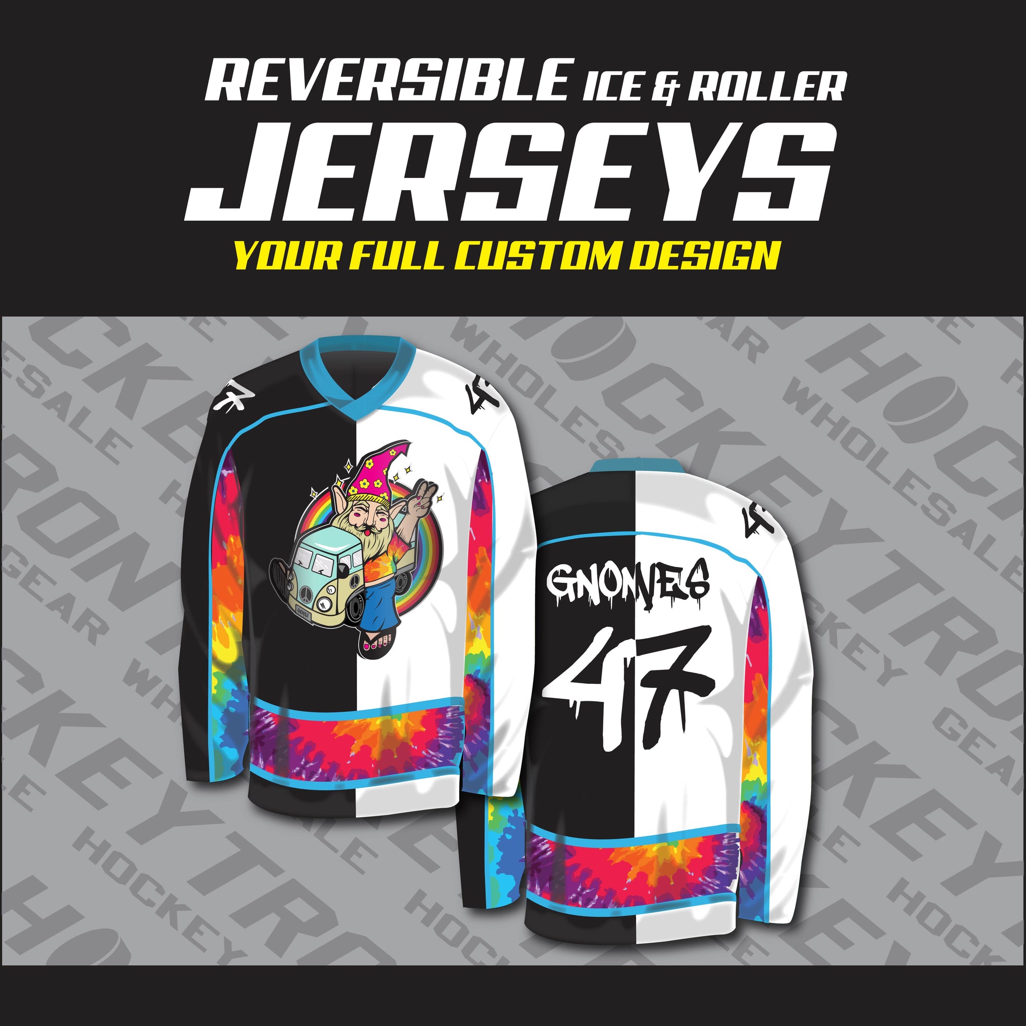 Sublimated Custom Reversible Hockey Jersey Manufacturer