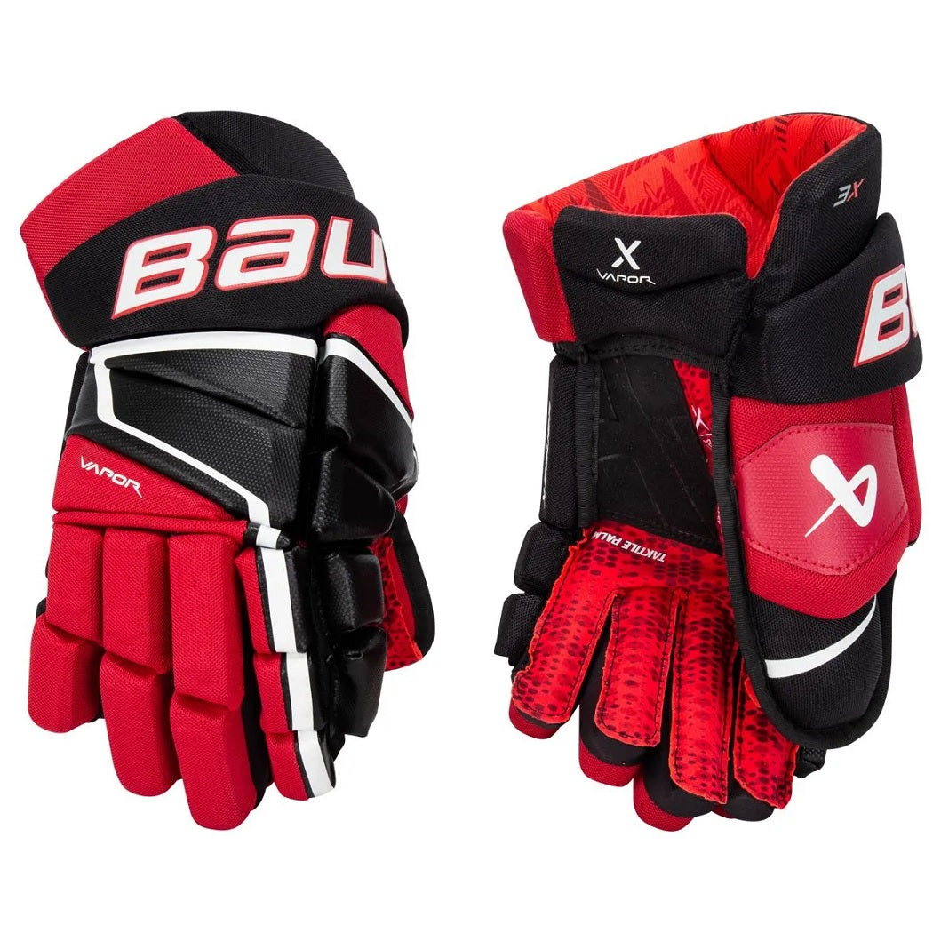 bauer vapor 3x handschuhe Bauer Vapor 3X Hockey Gloves - Senior - Black/Red