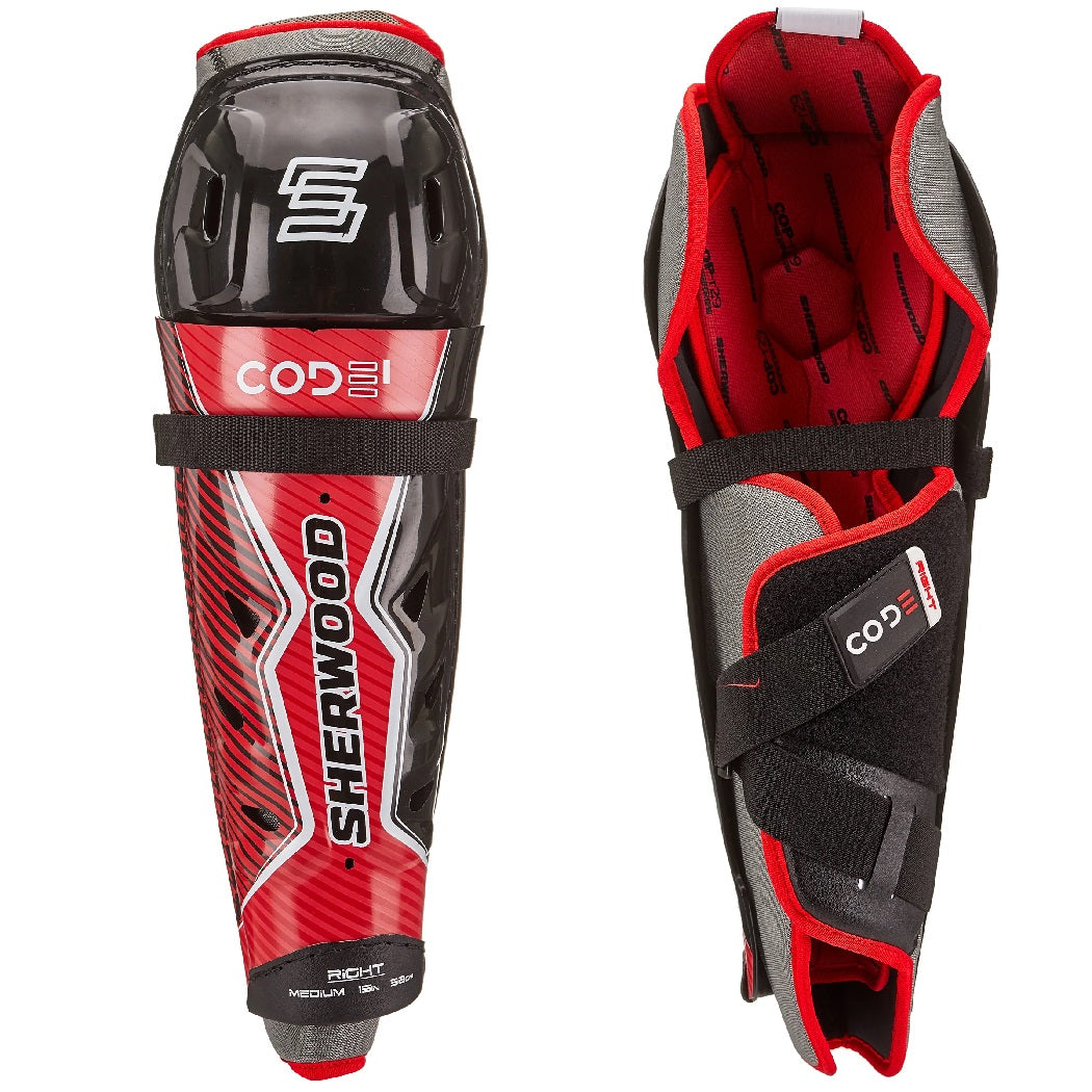 Sherwood Code I Senior Hockey Shin Guards