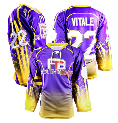 Sublimated Reversible Hockey Jersey - Your Design - JerseyTron