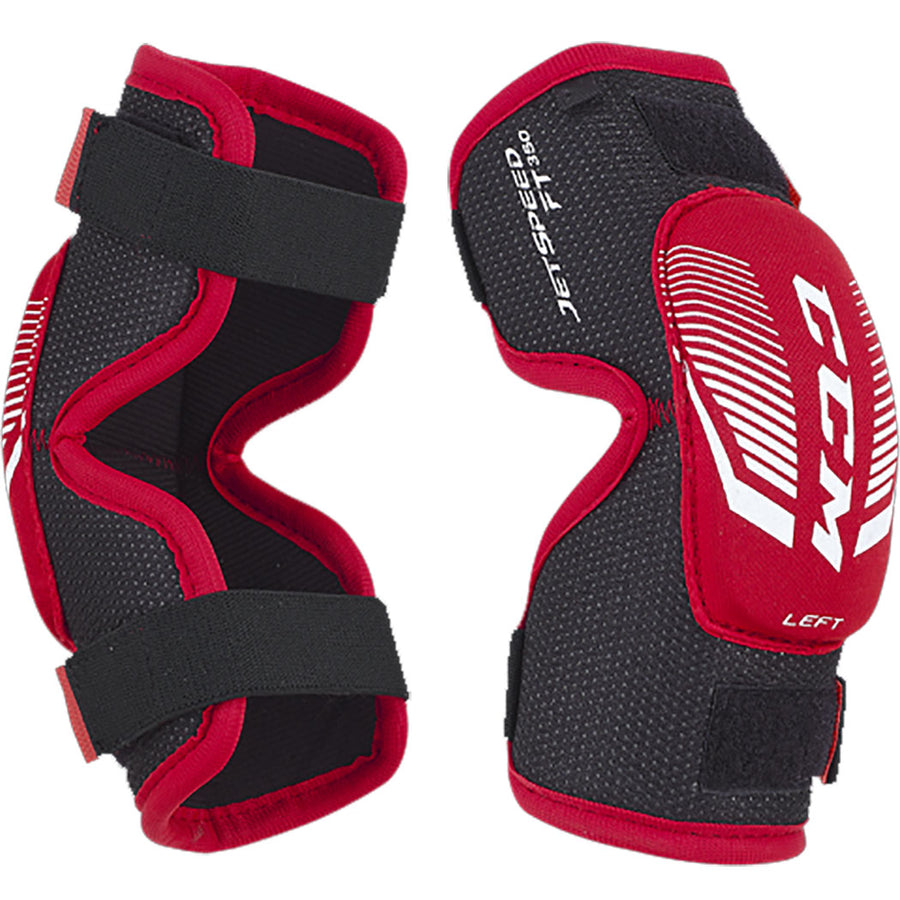 CCM JetSpeed FT350 Youth Hockey Elbow Pads (Hard Cap)