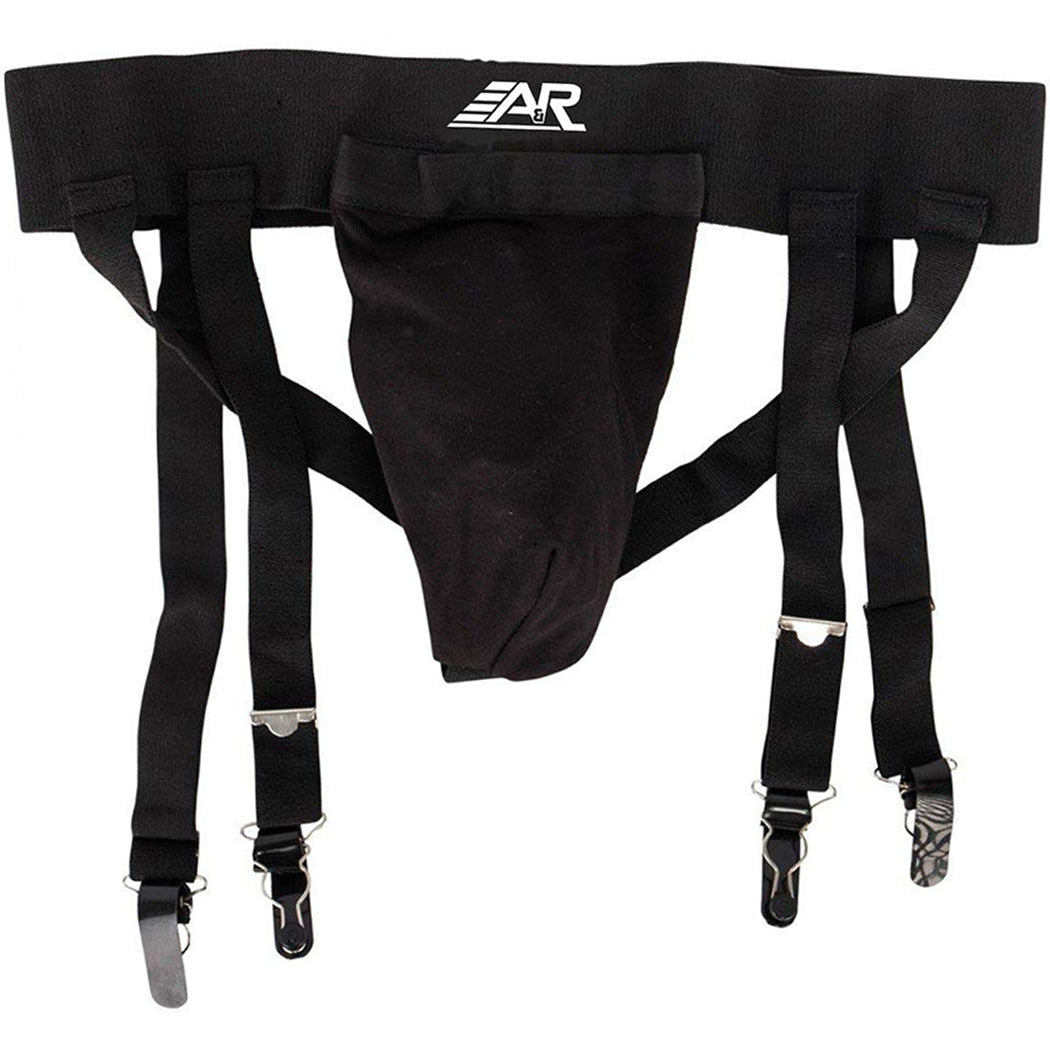 A&R 3-in-1 Ice Hockey Garter Belt with Cup & Supporter - HockeyTron.com A&R 3-in-1 Ice Hockey Garter Belt with Cup & Supporter - HockeyTron.com