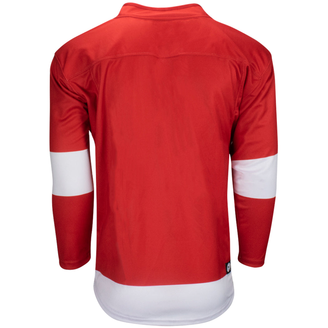 Detroit Red Wings Large Techfit Compression Shirt - Pro Stock Hockey