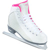 Riedell 13 Sparkle Girls Figure Skates With GR4 Blade (White/Pink)