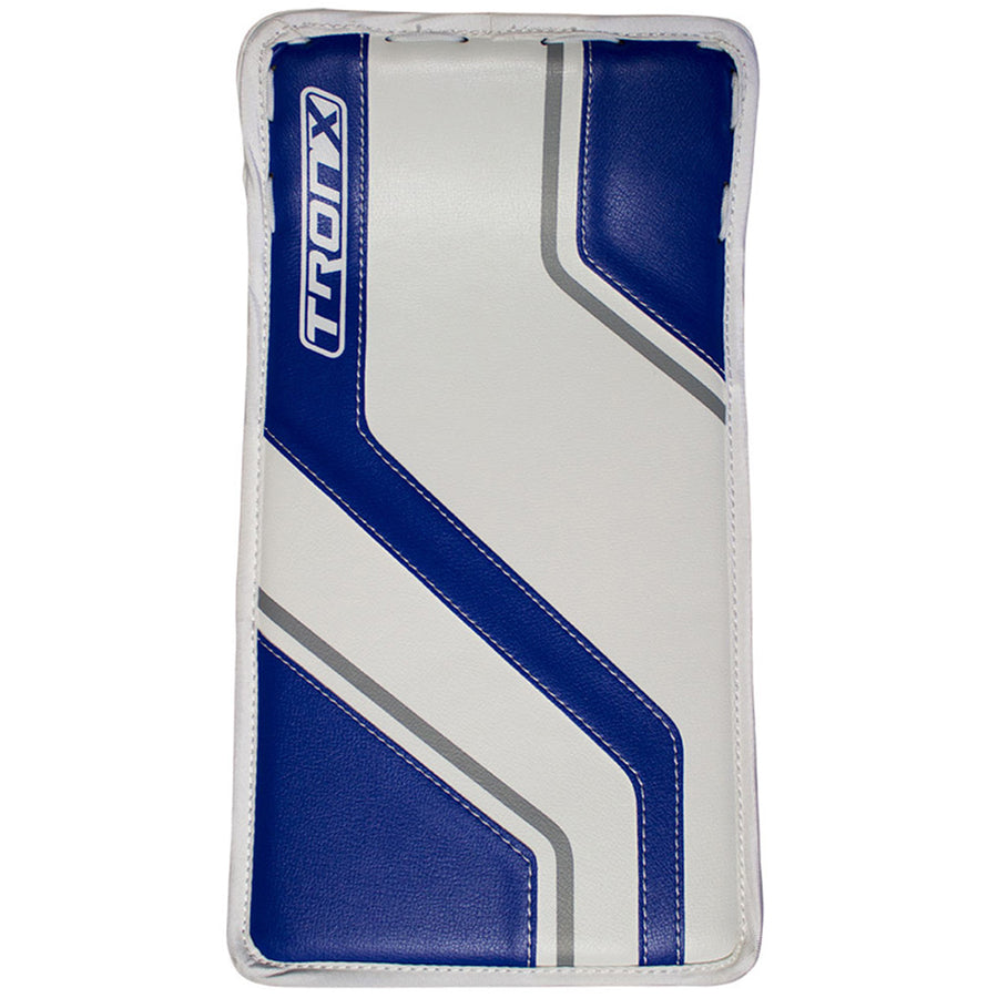 TronX MT2 Senior Hockey Goalie Blocker (White/Blue)