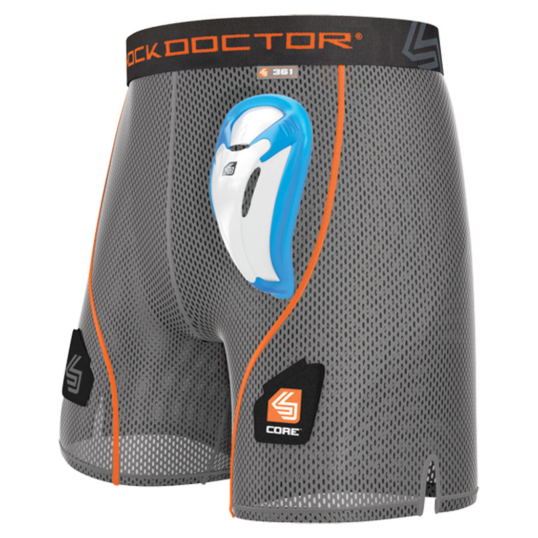Shock Doctor 361 Junior Core Loose Jock Short With Bioflex Cup