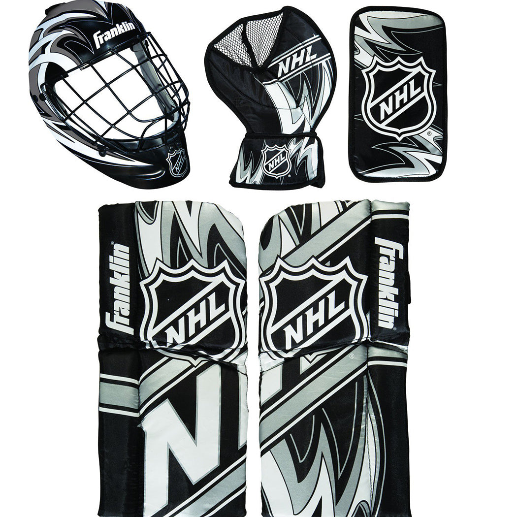 Franklin NHL Mini Hockey Goalie Equipment Mask Set