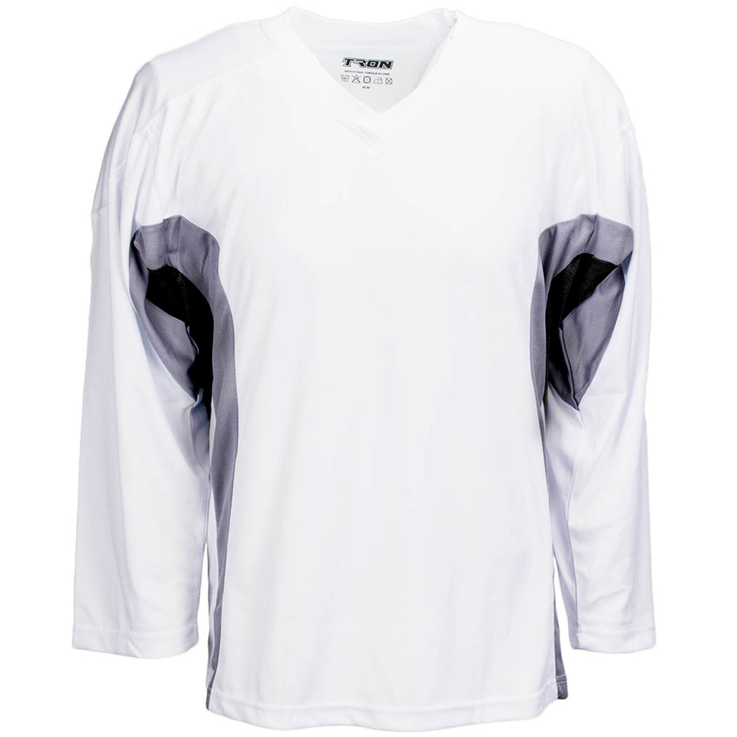 TronX DJ80 Practice Hockey Jersey (White)