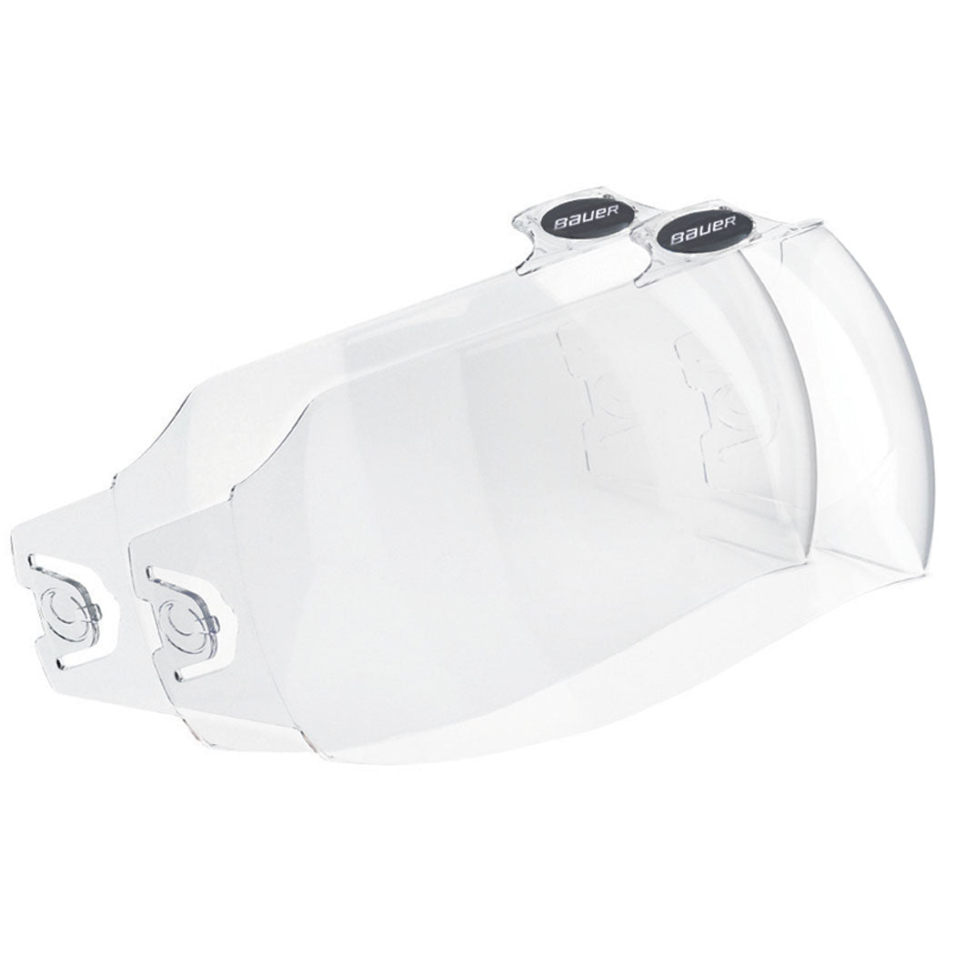 Bauer DX2 HDO Deluxe Hockey Helmet Visor Replacement Lens (2-Pack)