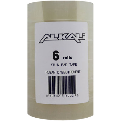 Alkali Clear Shin Poly Hockey Tape 6-Pack