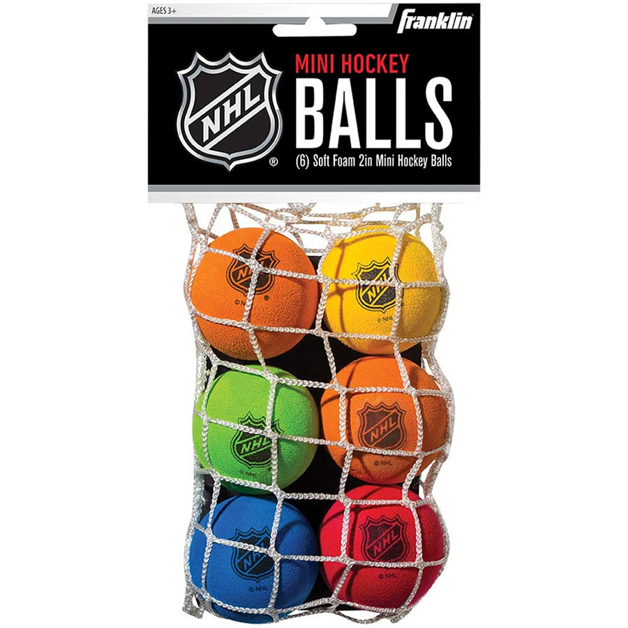 Franklin NHL Mini Foam Hockey Balls (6-Pack)