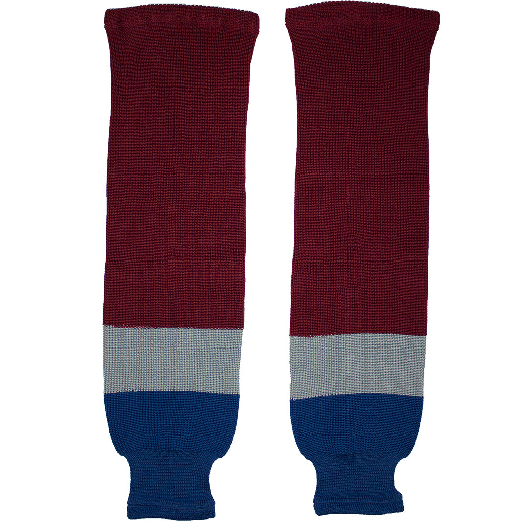 Colorado Avalanche Knitted Ice Hockey Socks (TronX SK200)