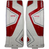 TronX MT2 Senior Hockey Goalie Leg Pads (White/Red)
