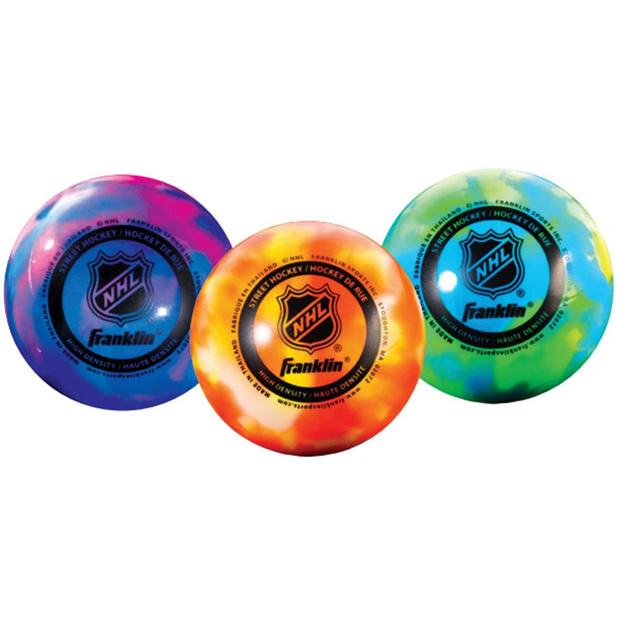Franklin NHL Extreme Warm Weather Street Hockey Ball (3-Pack)