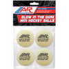 A&R Glow In the Dark Mini Hockey Balls (4-Pack)