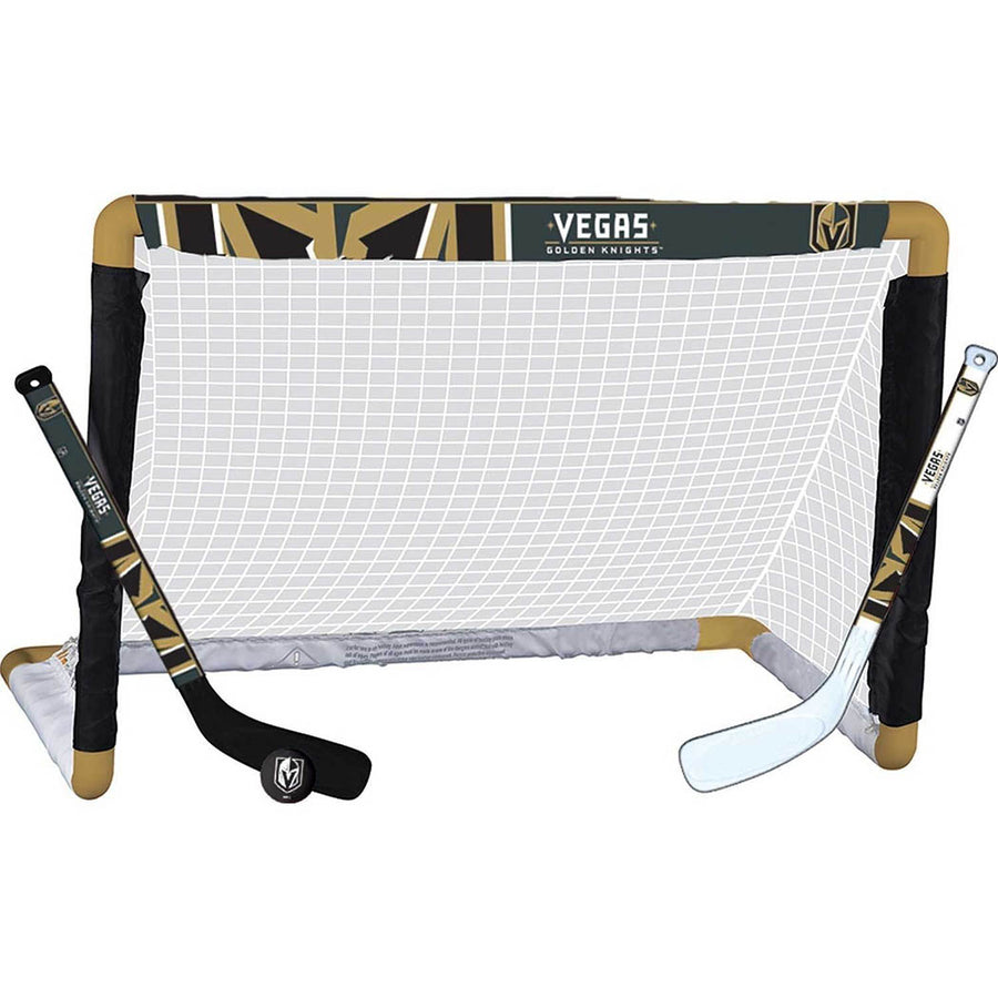 Franklin Las Vegas Golden Knights NHL Mini Hockey Goal, Stick & Ball Set