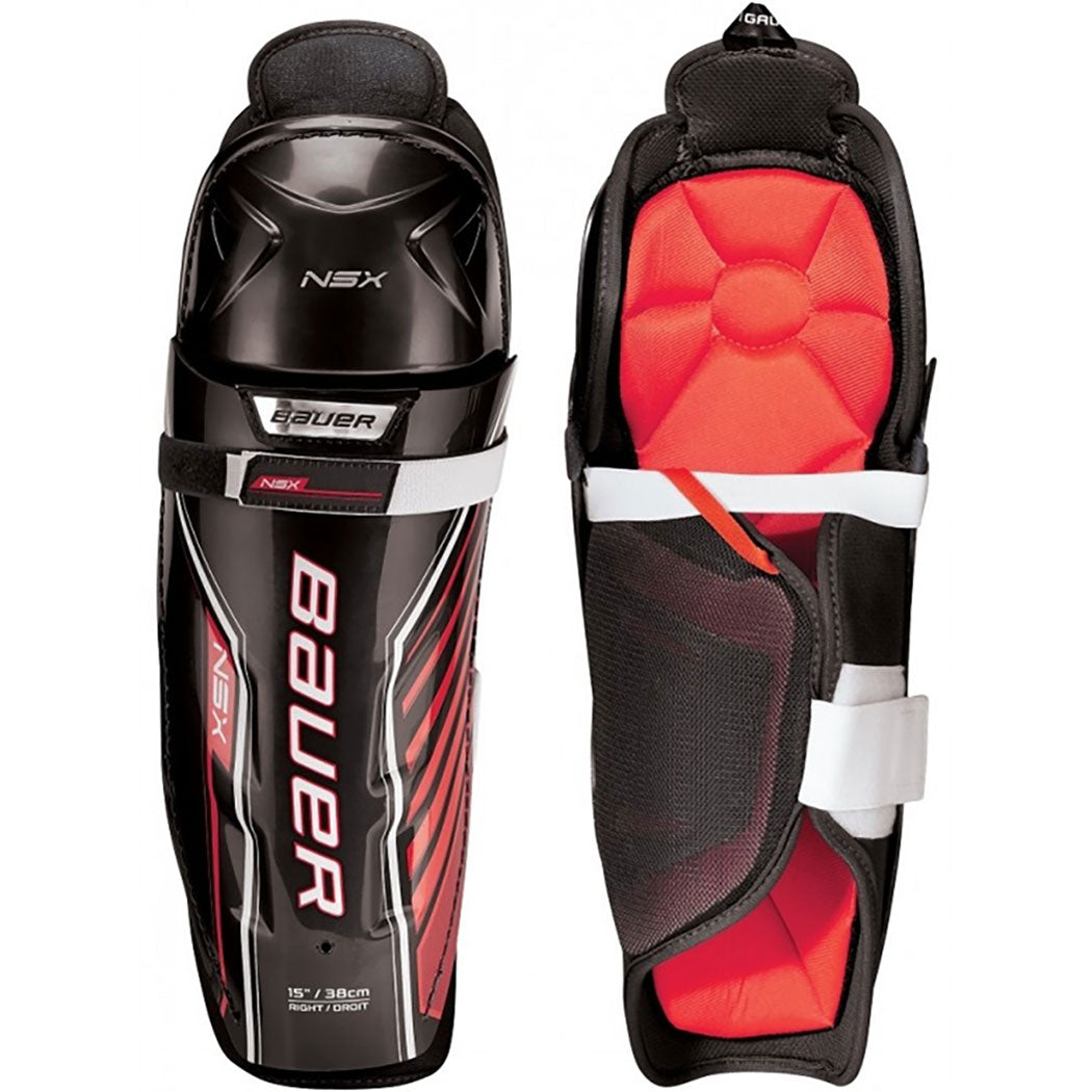 Bauer NSX Youth Hockey Shin Guards