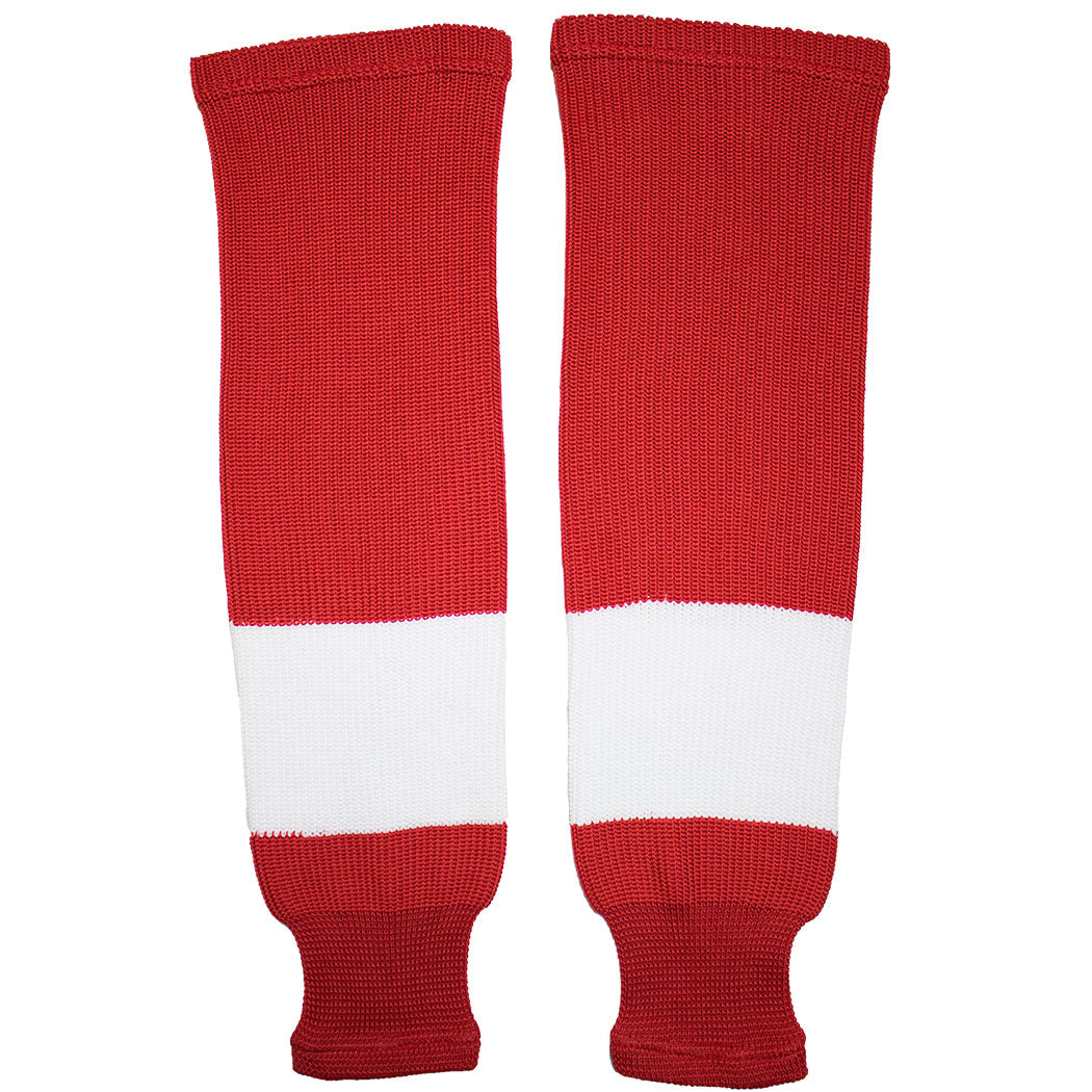 Modelline 2023 Detroit Red Wings Reverse Retro Red Knit Ice Hockey Socks X-Large - 32
