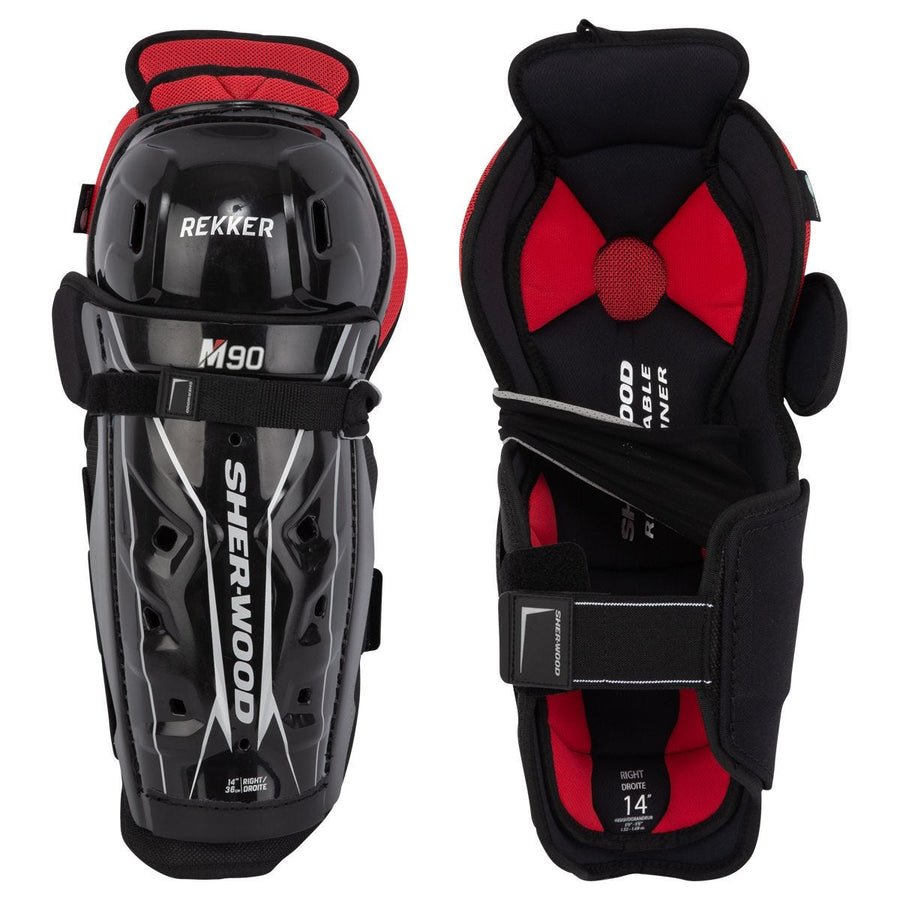 Sherwood Rekker M90 Senior Hockey Shin Guards