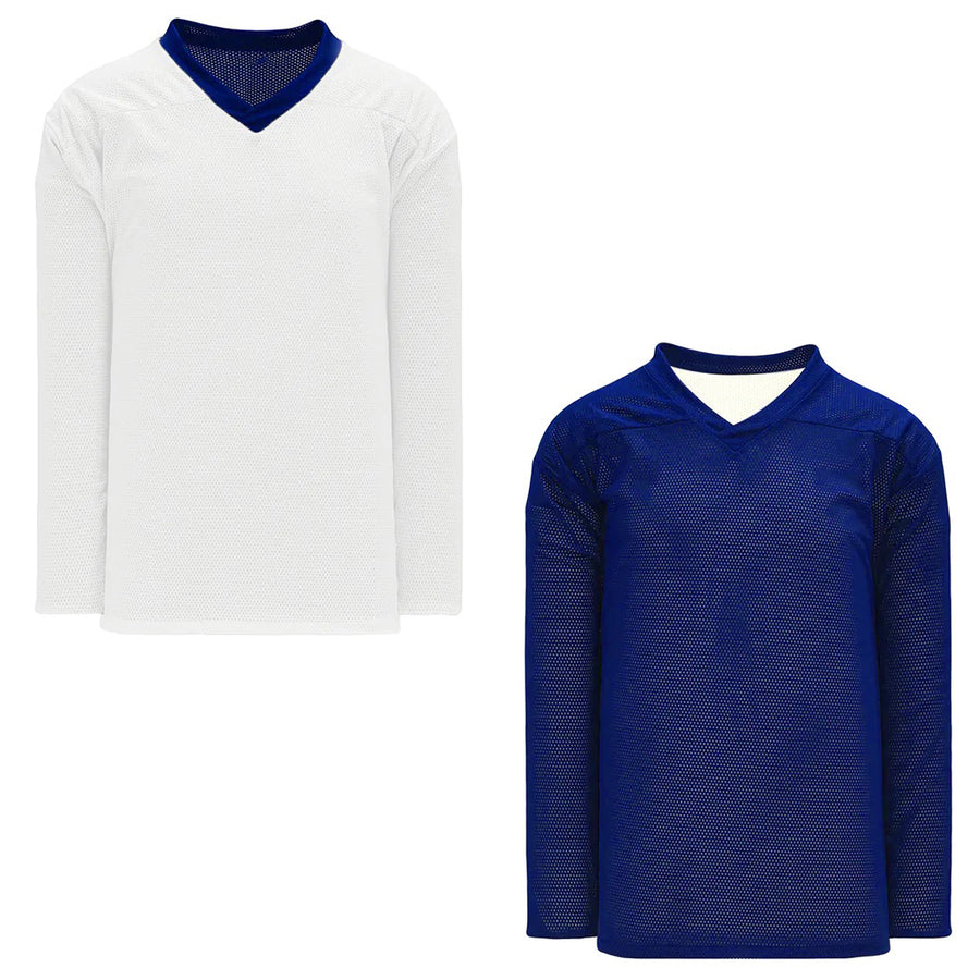 Sherwood SW300 Reversible Hockey Practice Jerseys - Royal/White