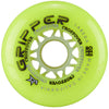 Labeda Gripper Yellow Outdoor Roller Hockey Wheels (80A)